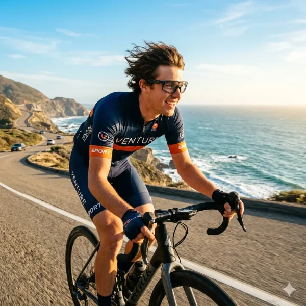AI Smart POV Camera Sunglasses – EIS Stabilized RX-Ready Cycling Glasses with Custom Lenses