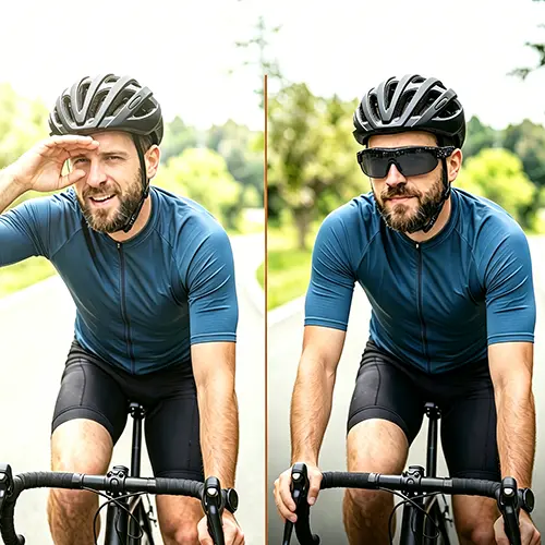 SpeCiC Pro: AI Smart POV Camera Sunglasses – EIS Stabilized RX-Ready Cycling Glasses with Custom LensesSpeCiC UV400 smart lens technology close up.webp1