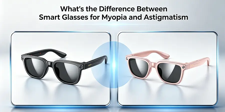 What’s the Difference Between Smart Glasses for Myopia and Astigmatism