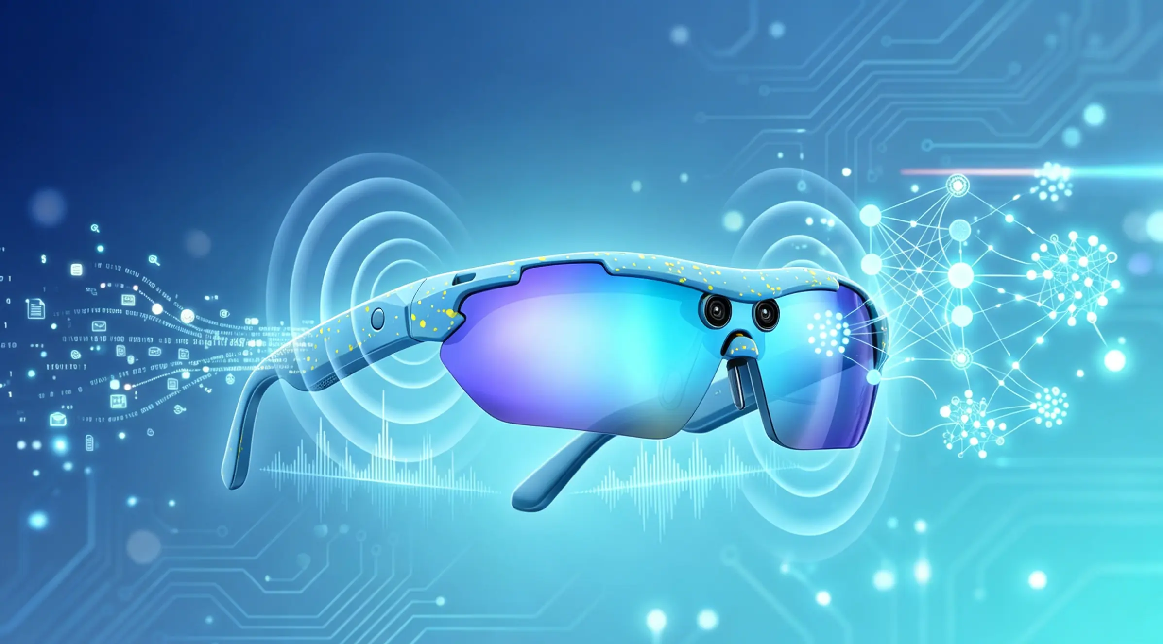 How does AI work on smart glasses