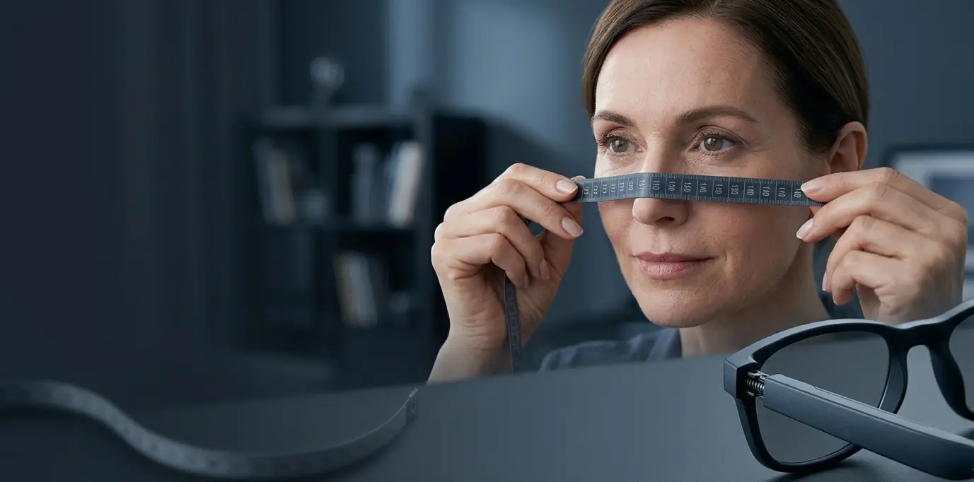 Measure Face Width at Home for Smart Glasses Sizing