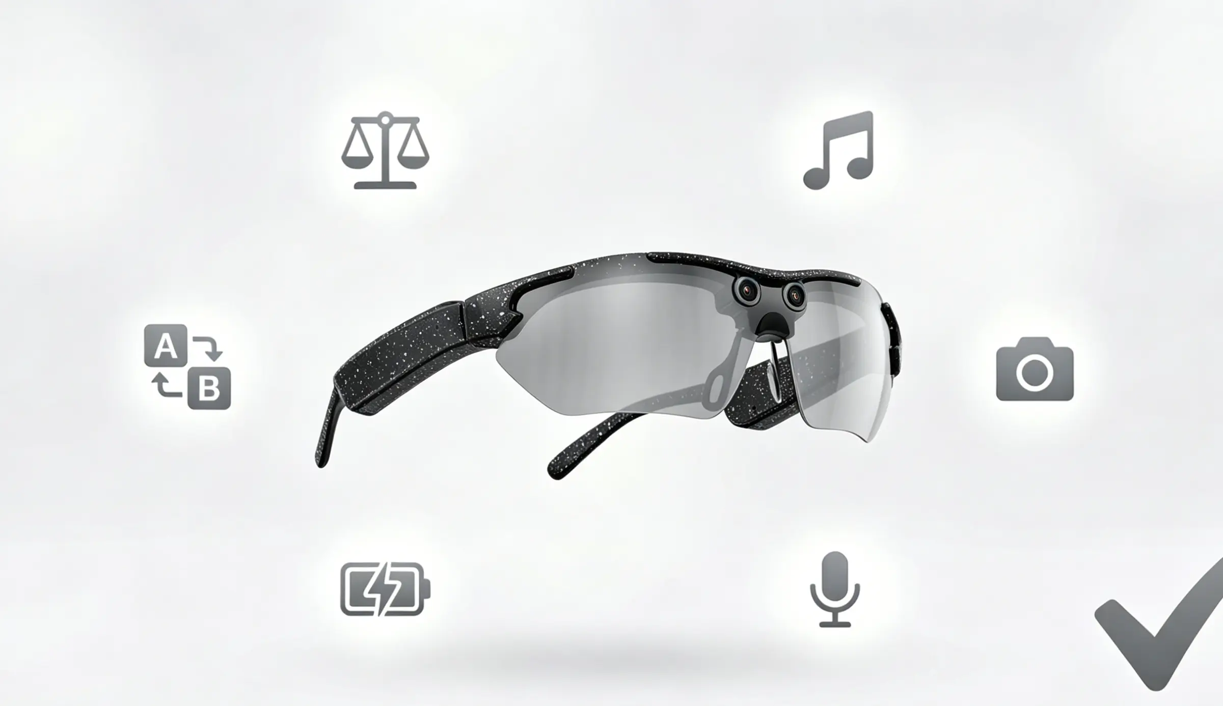 What features should I look for in smart AI glasses