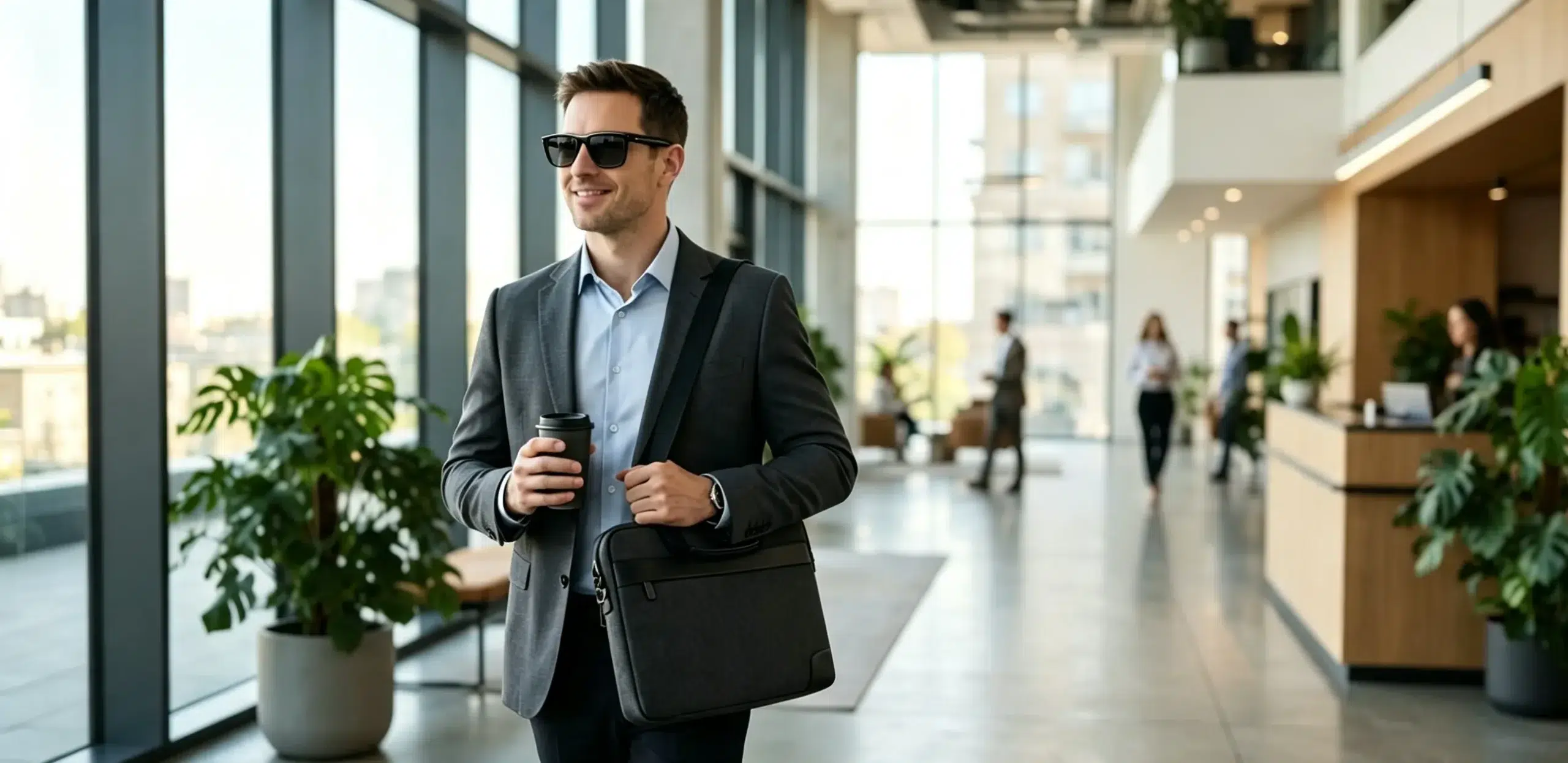 How do smart glasses help with hands-free productivity